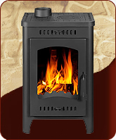 Печь камин БАВАРИЯ ОПТИМА с плитой